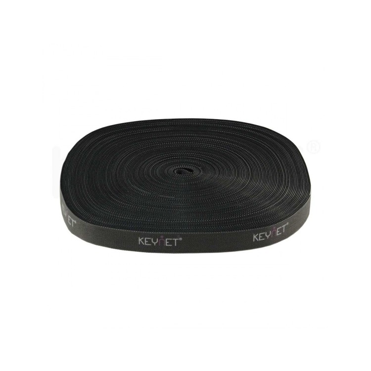 Cinta velcro Keynet KVT-30M-B - Doble cara, 30 m