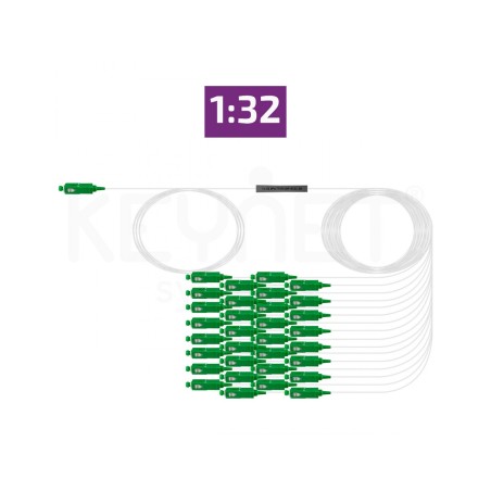 Splitter óptico Keynet SOP-B132-SA - 1x32 SC-APC