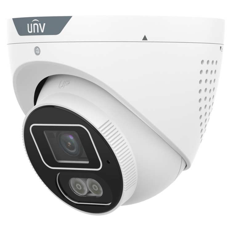 Cámara IP Turret Uniview UV-IPC3618SB-ADF28KMC-I1 - 8MP, ColorHunter, audio, PoE