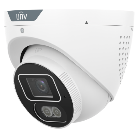 Cámara IP Turret Uniview UV-IPC3618SB-ADF28KMC-I1 - 8MP, ColorHunter, audio, PoE
