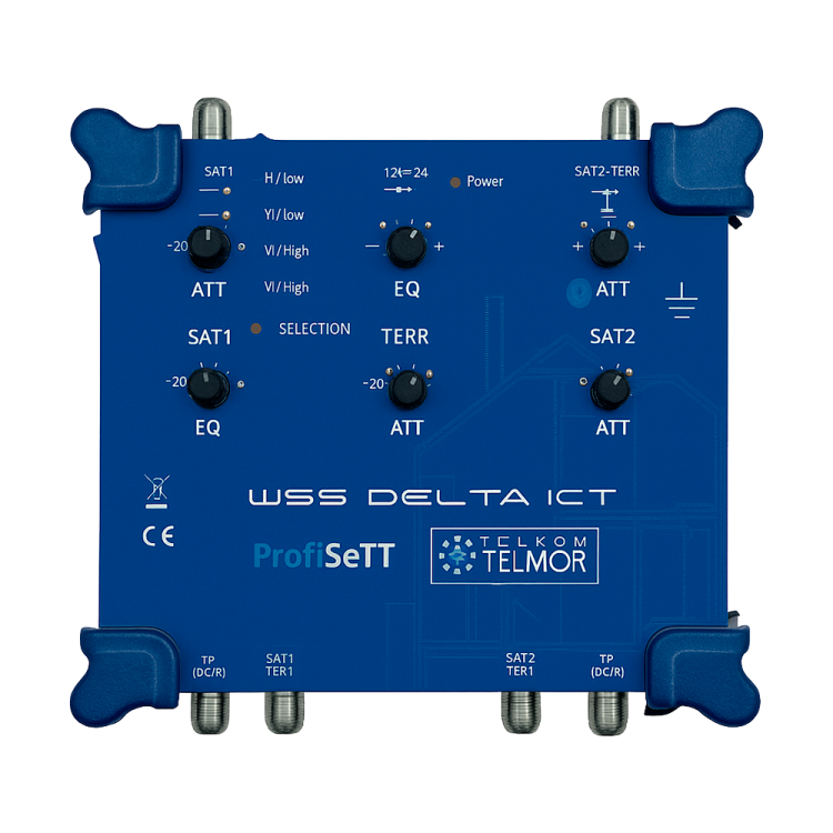 Amplificador de línea Telmor WSS DELTA ICT - 2 entradas