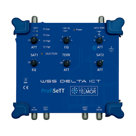 Amplificador de línea Telmor WSS DELTA ICT - 2 entradas