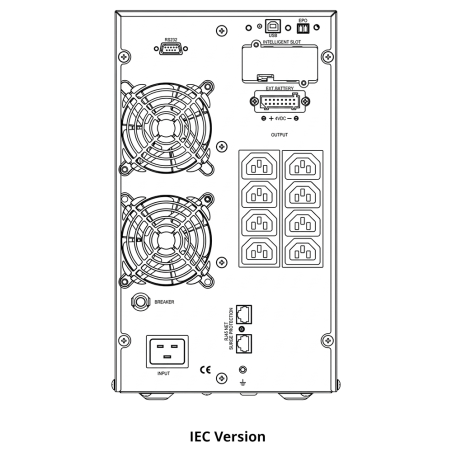 SAI Online Hikvision DS-UPS02K48-R/TS - 2000VA, 1800W