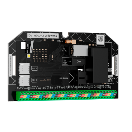 Central Ajax Superior FIBRA-HUBHYBRID2-NOCASE