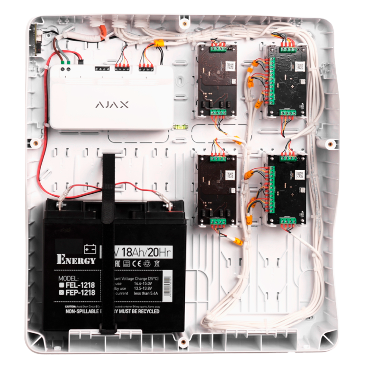 Carcasa Ajax Fibra FIBRA-CASE-D430-W Grado 3