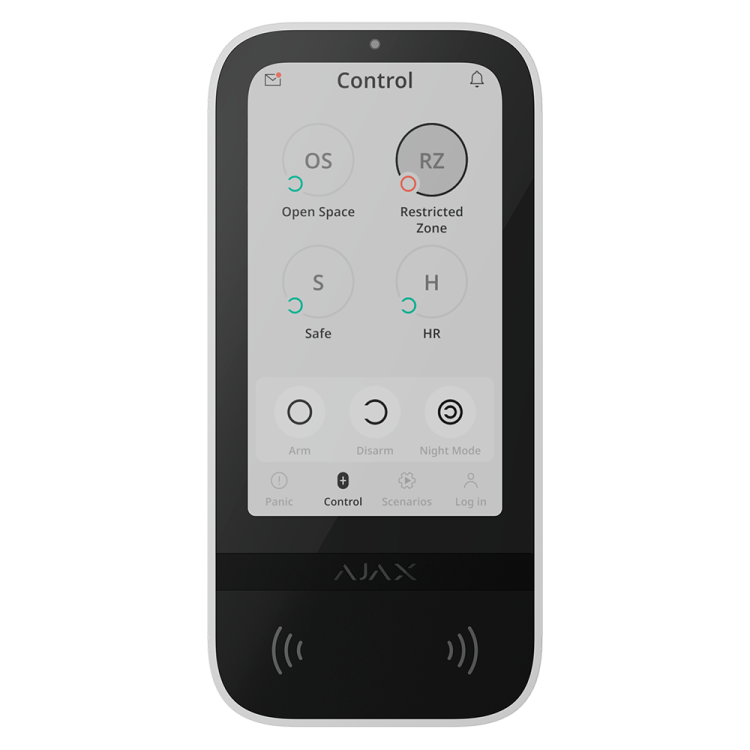 Teclado Ajax Superior AJ-KEYPADTOUCHSCREEN-G3-W