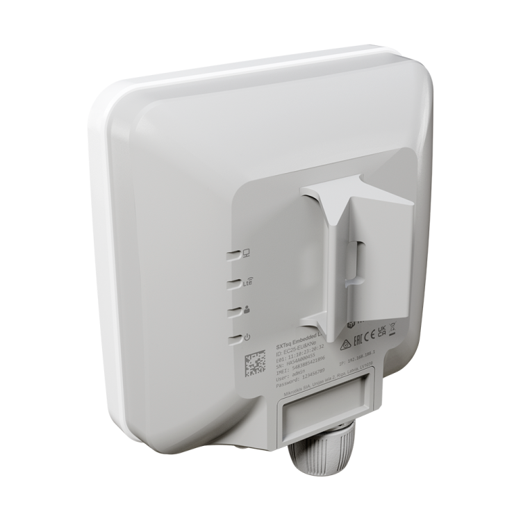 CPE MikroTik SXTsq Embedded LTE4 Cat4 eSIM PoE