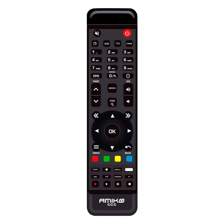 Receptor 4K Amiko HD 9265+ DVB-S2/T2/C HEVC