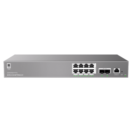 Switch PoE Grandstream GWN7801P PRO 8 Puertos L2++