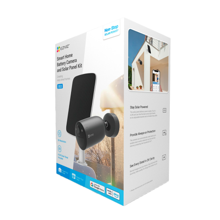 Cámara IP WiFi EZVIZ CS-EB3/SP - 2K, batería, IA