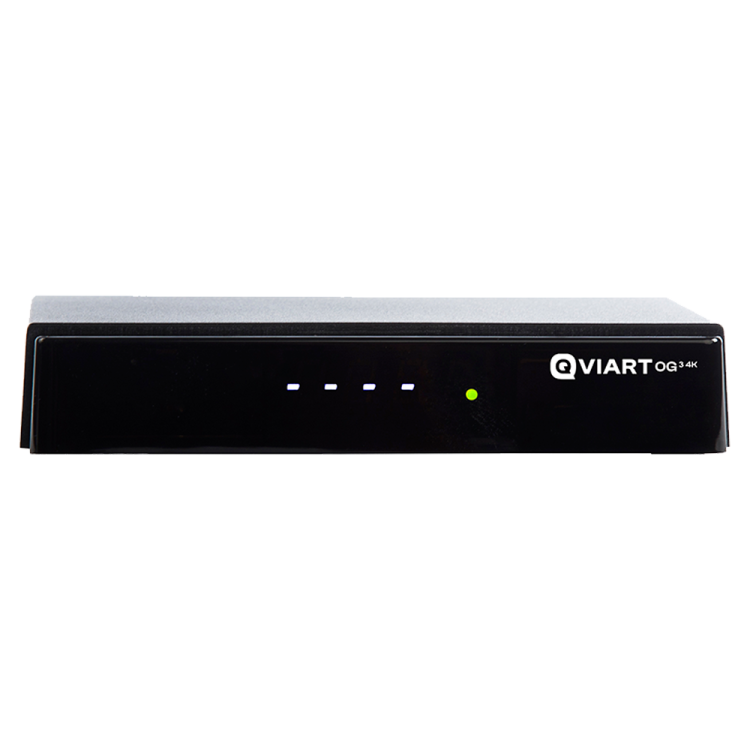 Receptor IPTV Qviart OG3 4K - Linux OTT UHD WiFi