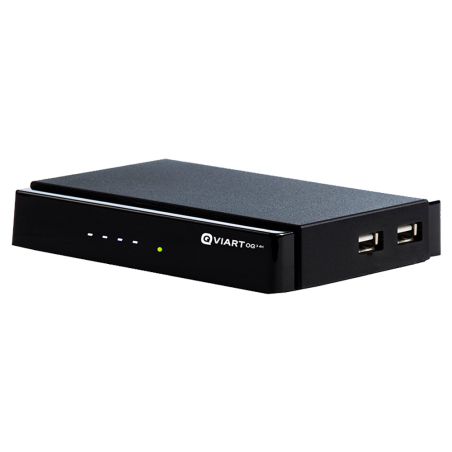 Receptor IPTV Qviart OG3 4K - Linux OTT UHD WiFi