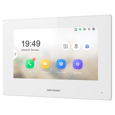 Monitor IP Hikvision DS-KH6320-WTE1-W