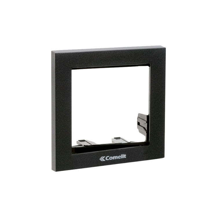 Soporte 1 módulo de placa IKALL color antracita