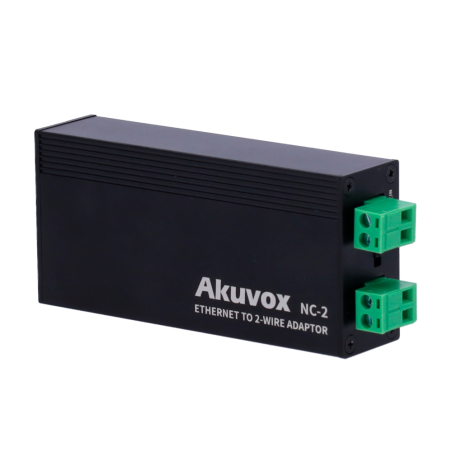Adaptador Ethernet a 2 hilos AKUVOX AK-NC-2 - PoE