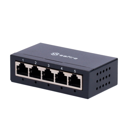 Switch no gestionable Safire SF-SW05-G-M - 5xGbE