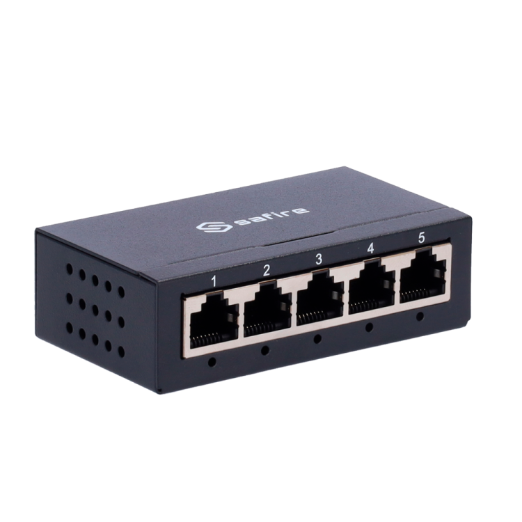 Switch no gestionable Safire SF-SW05-G-M - 5xGbE