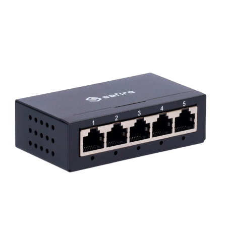 Switch no gestionable Safire SF-SW05-G-M - 5xGbE