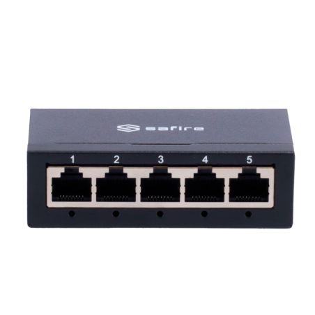 Switch no gestionable Safire SF-SW05-G-M - 5xGbE