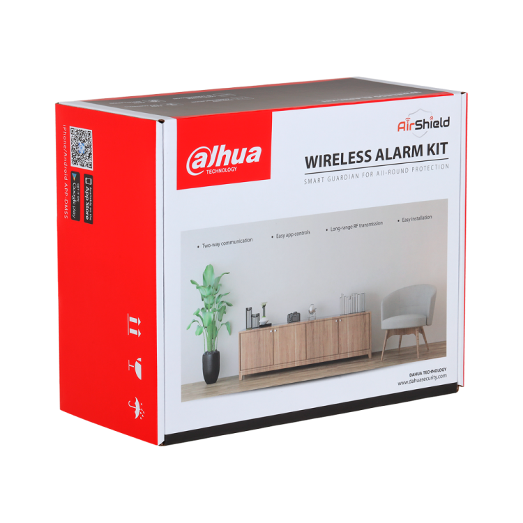 Kit alarma Dahua ART-ARC3800H-03-CAM-FW2 - WiFi 4G