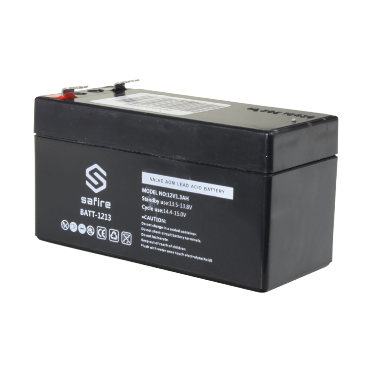 Batería AGM SAFIRE BATT-1213 - 12 V 1.3 Ah F1