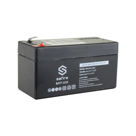 Batería AGM SAFIRE BATT-1213 - 12 V 1.3 Ah F1