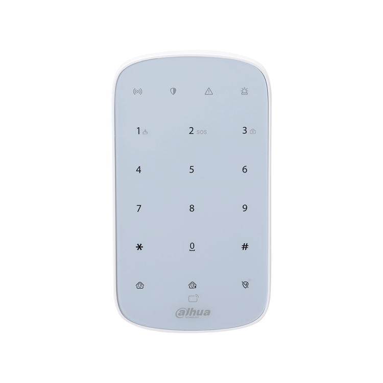 Teclado vía radio Dahua ARK30T-W2(868) - 868 MHz