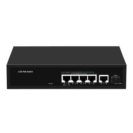 Switch PoE+ SAFIRE SW64HIPOE-2AZCXF-60 - 2.5G SFP+