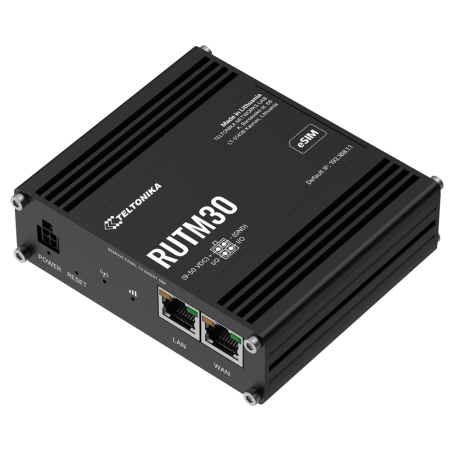 Router 5G Teltonika RUTM30 - Dual SIM eSIM WiFi 5