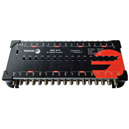Amplificador cabecera FAGOR FAC 017 - 17 entradas 22 dB