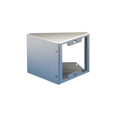 Caja superficie 45° Comelit 3649/3 - 3 módulos aluminio