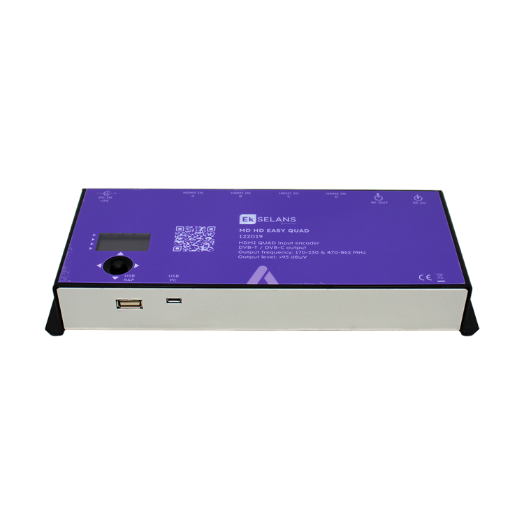 Modulador EK MD HD EASY QUAD - 4 HDMI COFDM/QAM