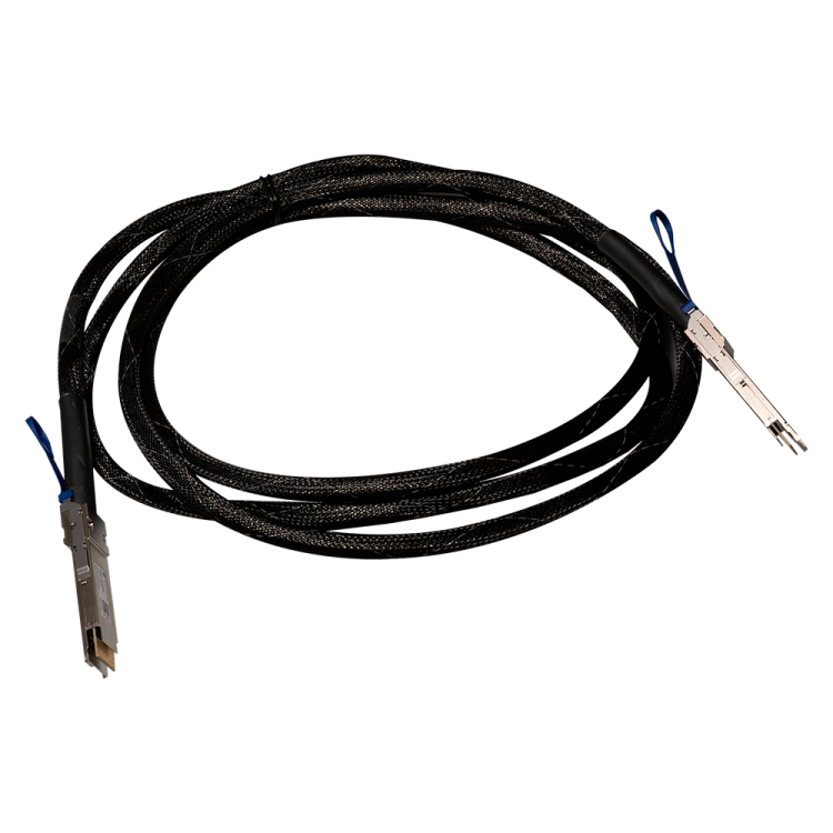 Cable DAC MikroTik DDQ+DA0003 QSFP-DD 400G 3 metros