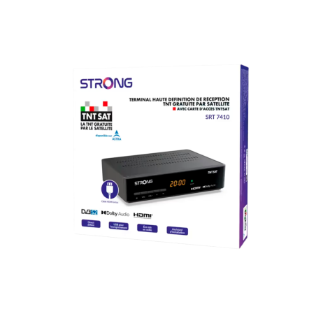 Receptor satélite STRONG SRT 7410 - TNTSAT HD USB