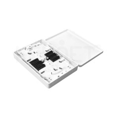 Caja para hasta 12 fusiones, de interior, 2E y 2S de cable