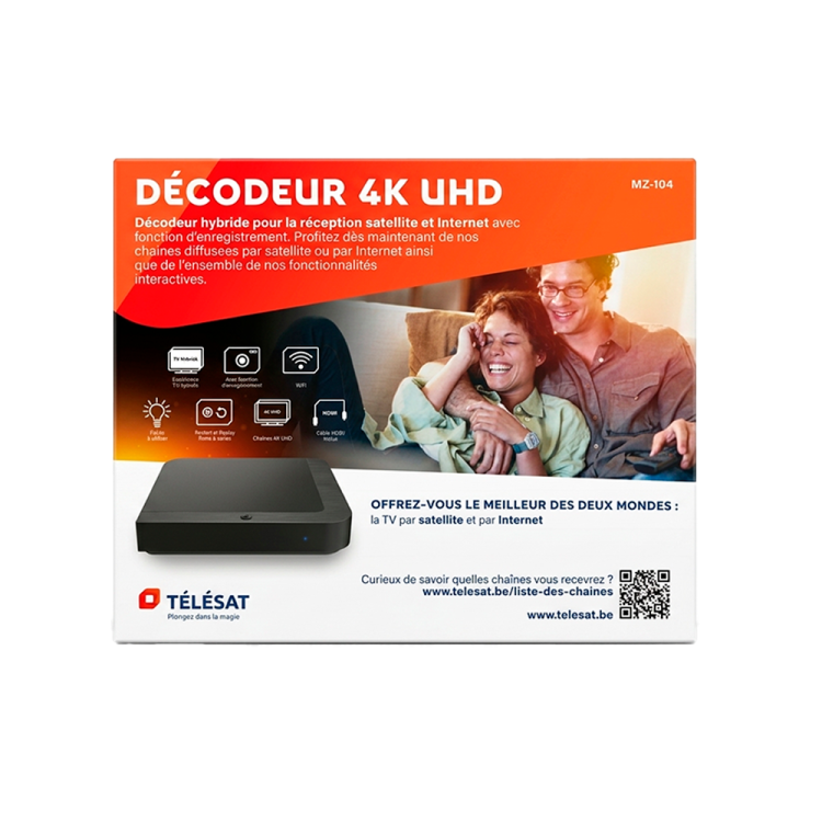 Receptor satélite M7 MZ-104 TELESAT - DVB-S2 PVR