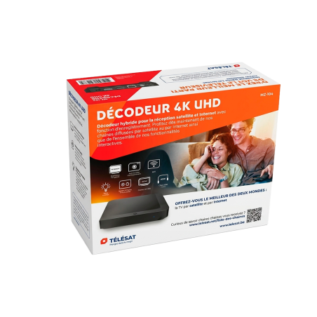 Receptor satélite M7 MZ-104 TELESAT - DVB-S2 PVR