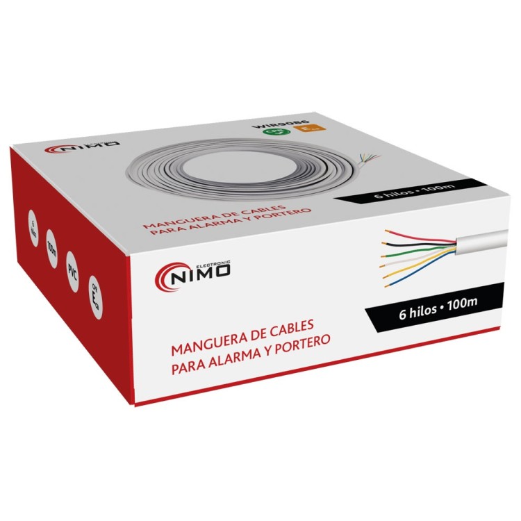Cable alarma 6x0,22mm² NIMO WIR9086 - CCA Eca