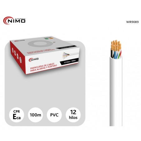 Cable trenzado NIMO WIR9089 - 12x0,22mm² CCA CPR