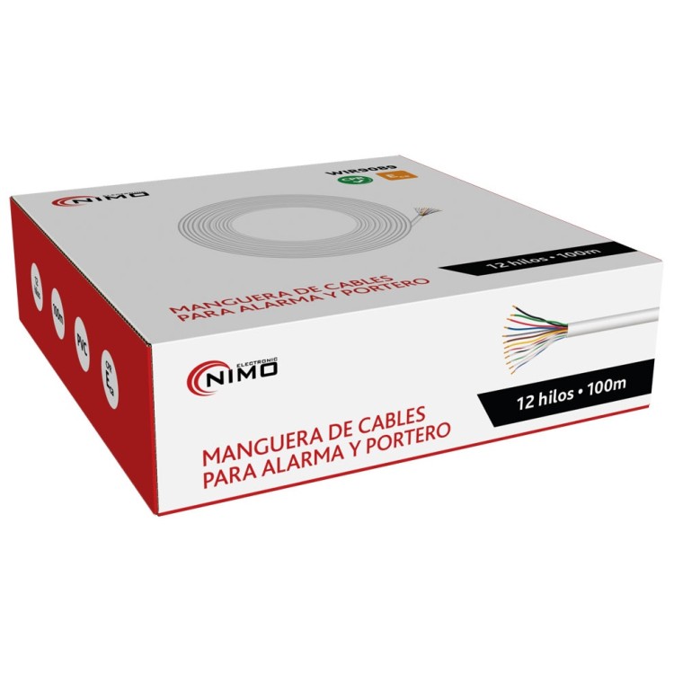 Cable trenzado NIMO WIR9089 - 12x0,22mm² CCA CPR