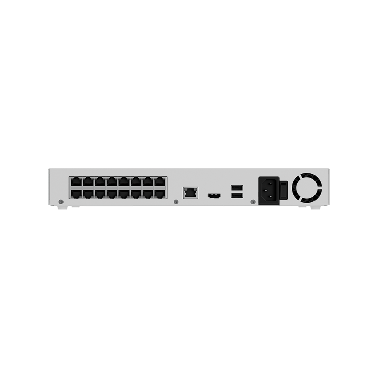 NVR PoE AJAX AJ-NVR216-HAC-AI-16P-S-W - 16ch IA 12MP