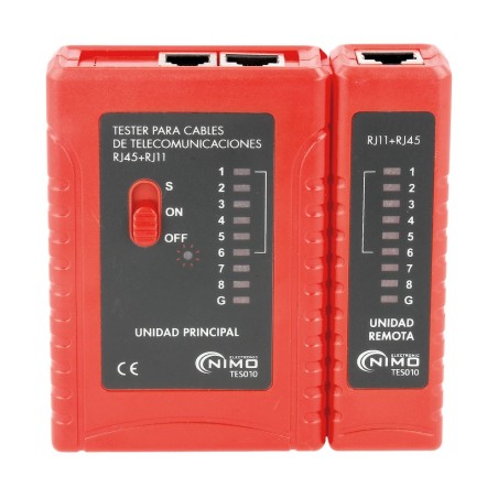 Tester redes NIMO TES010 - RJ45 RJ11 RJ12 ECO