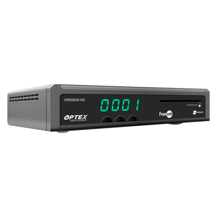 REACONDICIONADO | Receptor SAT (S2)+ Tarjeta FRANSAT, HD, MPEG2, MPEG4, sin Wifi. 1 USB, 1 HDMI, PVR. Función Timeshift.