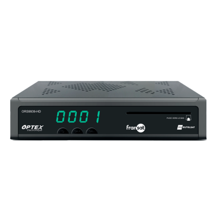 REACONDICIONADO | Receptor SAT (S2)+ Tarjeta FRANSAT, HD, MPEG2, MPEG4, sin Wifi. 1 USB, 1 HDMI, PVR. Función Timeshift.