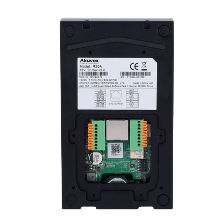 REACONDICIONADO | Placa videoportero IP para 1 apartamento, cámara 2Mpx,  lector tarjetas MF, NFC y Bluetooth, PoE, IP65