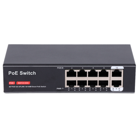 Switch PoE Fast Ethernet OEM SW8FE2FE-100W - 8 PoE