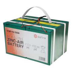 Batería zinc-aire Safire SF-BATT-75V-3200WH