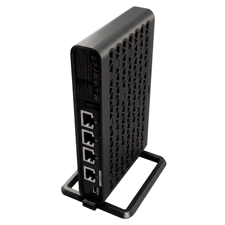 REACONDICIONADO | Router WiFi 7 MikroTik hAP be lite - BE3600, 1x 2.5GbE, 3x GbE, USB-C