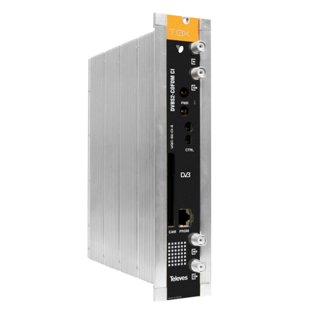 Transmodulador Televés 563101 - DVB-S/S2 a DVB-T