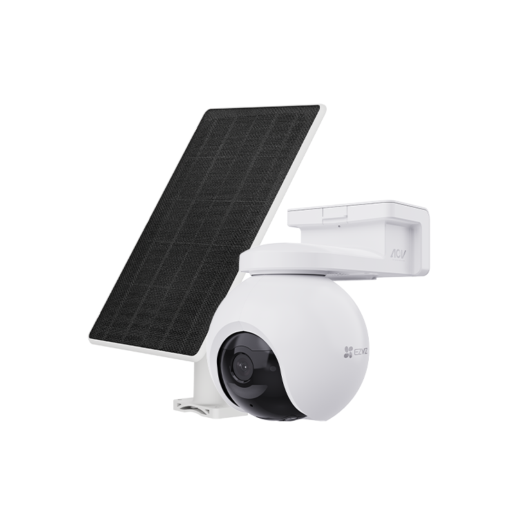Kit cámara 4G WiFi EZVIZ CS-EB8/SP - 4K PT 360°